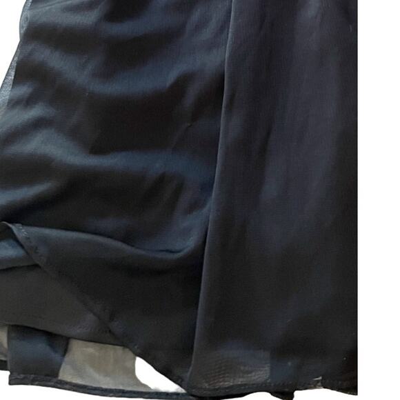 Scarlett Nite Dress Womens Size 8 Black Halter Neck Sleeveless Sheer Lined - Picture 3 of 6